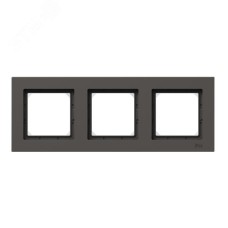 Рамка 3-местная IP44  мокко.  пластик Эпика EKF