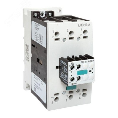 Комплект КМЭ 90А 400В АС с дополнительными контактами 1НО+1НЗ EKF AVERES