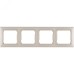 Рамка 4п гор Сл.кость Valena