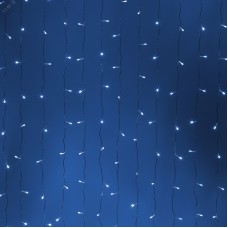 Светодиодная новогодняя гирлянда Intro Holiday INZL-02W занавес 3*2 м холодный белый 240 led 220 в
