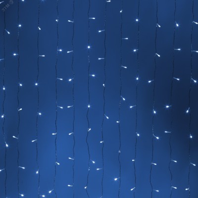 Светодиодная новогодняя гирлянда Intro Holiday INZL-02W занавес 3*2 м холодный белый 240 led 220 в