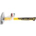 Молоток-гвоздодер, фиберглассовая усиленная удлиненная ручка, дополн. гвоздодер, 27 мм, 370 гр.