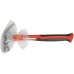 Молоток-гвоздодер, фиброглассовая усиленная ручка 27 мм, 450 гр