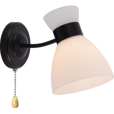 Бра светильник настенный 1хЕ27 60 Вт модерн с выключателем Rivoli Aemilia 9185-401