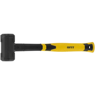 Кувалда безынерционная, фиберглассовая ручка с прорезиненным покрытием 53 мм, 1 кг