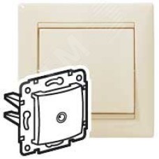 Розетка Valena ТV 2400мГц, слоновая кость