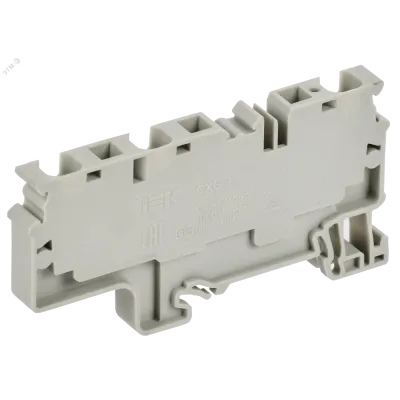 ARMAFIX Клемма пружинная CX6-3 6мм2 трехконтактная серая IEK