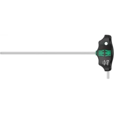 Отвёртка шестигранная 454 Hex-Plus HFс Т-образной рукояткой с функцией фиксации крепежа 4X200 мм с дополнительным коротким рабочим концом