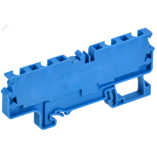 ARMAFIX Клемма пружинная CX4-4 BU 4мм2 четырехконтактная синяя IEK