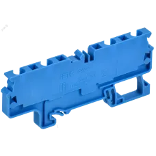 ARMAFIX Клемма пружинная CX4-4 BU 4мм2 четырехконтактная синяя IEK