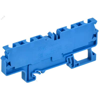 ARMAFIX Клемма пружинная CX4-4 BU 4мм2 четырехконтактная синяя IEK