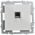 BRITE Розетка телефонная RJ11 РТ10-БрБ белый IEK