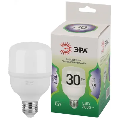 Лампа светодиодная ЭРА GREEN LINE LED POWER T70-30W-865-E27 GL Е27 30 Вт колокол холодный свет