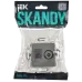SKANDY Розетка двойная TV+RJ45 кат.5E SK-A14Gr серый IEK
