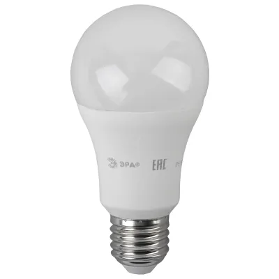 Лампочка светодиодная ЭРА STD LED A60-17W-827-E27 E27 / Е27 17Вт груша теплый белый свет