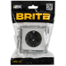 BRITE Розетка 1-местная с заземлением без защитных шторок 16А РС11-1-0-БрГН металл хром/никель IEK