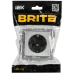 BRITE Розетка 1-местная с заземлением без защитных шторок 16А РС11-1-0-БрГН металл хром/никель IEK
