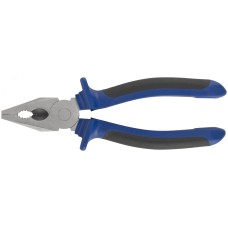 Плоскогубцы комбинированные ''Один'' двухцветные обрезиненные ручки, полированная сталь 200 мм