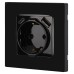 Розетка ЭРА Серия 12 12-4108-06 2P+E 16A-250В со шторками с USB type-A+C 5В-3А чёрный