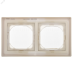 FLITE Рамка 2-местная IP55 Рпро-2-55-ФлСл сливочный IEK