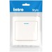 Выключатель Intro Style 7-102-01 с подсветкой, 10А-250В, IP20, СУ, белый