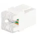 Люки ЭРА ОФИС 18-8002-01 Коннектор RJ45 CAT6 UTP Keystone, цвет белый Люки ЭРА ОФИС 18-8002-01 Коннектор RJ45 CAT6 UTP Keystone, цвет белый