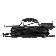 Удлинитель силовой ЭРА GREEN LINE FR-6-20m Greenline на рамке 1 розетка без заземления 20м ПВС 2x0.75мм2