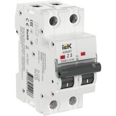 Выключатель автоматический двухполюсный M10N Z 3А