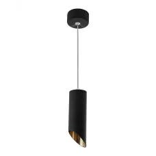 Светильник потолочный на подвесе MR16 35W 230V, черный, золото, D55*H200 ML1828