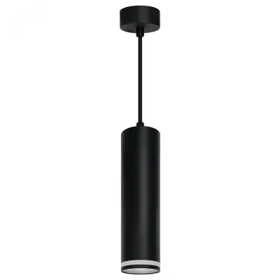 Светильник потолочный на подвесе MR16 35W 230V, черный D55*H200 ML1708 Barrel LUNA