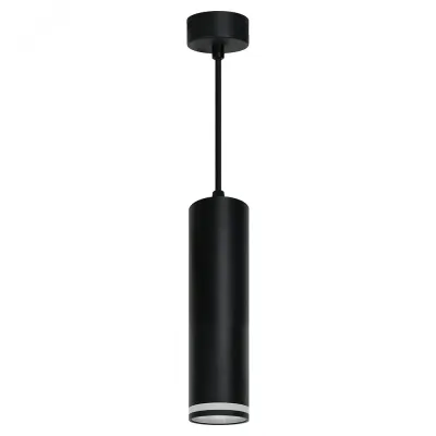 Светильник потолочный на подвесе MR16 35W 230V, черный D55*H280 ML1708 Barrel LUNA