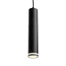 Светильник потолочный на подвесе MR16 35W 230V, черный D55*H280 ML1708 Barrel LUNA