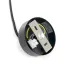 Светильник потолочный на подвесе MR16 35W 230V, черный D55*H280 ML1708 Barrel LUNA
