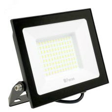 Прожектор светодиодный 2835 SMD 100W 4000K IP65  AC230V/50Hz, черный, LL-922