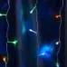 Гирлянда - занавес 230V 160 LED 1,5*1,5м, мультиколор плавная смена цветов, IP44 , сетевой шнур 3м в комплекте, CL18