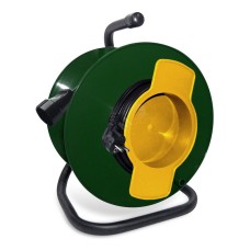 Удлинитель на катушке Союз с 1 выносной розеткой 3500 Вт с заземлением 50 м