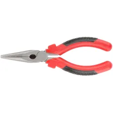 Тонконосы ''Стандарт'', красно-черные пластиковые ручки, полированная сталь 165 мм