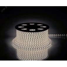 Лента светодиодная, 60SMD(2835)/m 4.4W/m 220V IP65 100m, 4000K , FERON LS704 с 2 сетевыми шнурами, 2 заглушками, 2 коннекторами,10 крепежами в комплекте