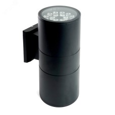 Светильник уличный светодиодный, 2*18W, 3000Lm, 2700K, черный DH0712