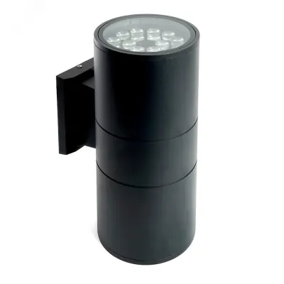 Светильник уличный светодиодный, 2*18W, 3000Lm, 2700K, черный DH0712