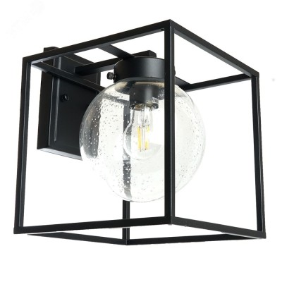 Светильник садово-парковый с клеммой в комплекте, 60W 230V E27 черный, PL711