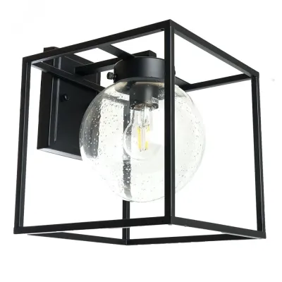 Светильник садово-парковый с клеммой в комплекте, 60W 230V E27 черный, PL711
