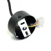Светильник потолочный на подвесе MR16 35W 230V, черный, золото,  ML1841