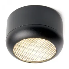 Светильник потолочный 12W, 230V, GX53, черный, HL364
