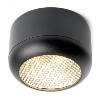 Светильник потолочный 12W, 230V, GX53, черный, HL364
