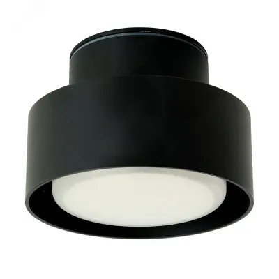 Светильник потолочный 12W, 230V, GX53, черный, HL367