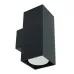 Светильник настенный  35W,  230V, 2*GU10,  чёрный ML1740
