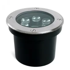 Светильник тротуарный 6W, AC12-24V, 3000К, D120*H90mm, внутренний диаметр: 90mm, IP67, SP2802