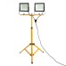 Прожектор на штативе, 2*100W 6400К 230V черный IP65, LL-505
