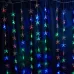 Гирлянда - занавес Звездочки 230V 100 LED 2*1м, мультиколор, IP20 , сетевой шнур 3м в комплекте, CL25